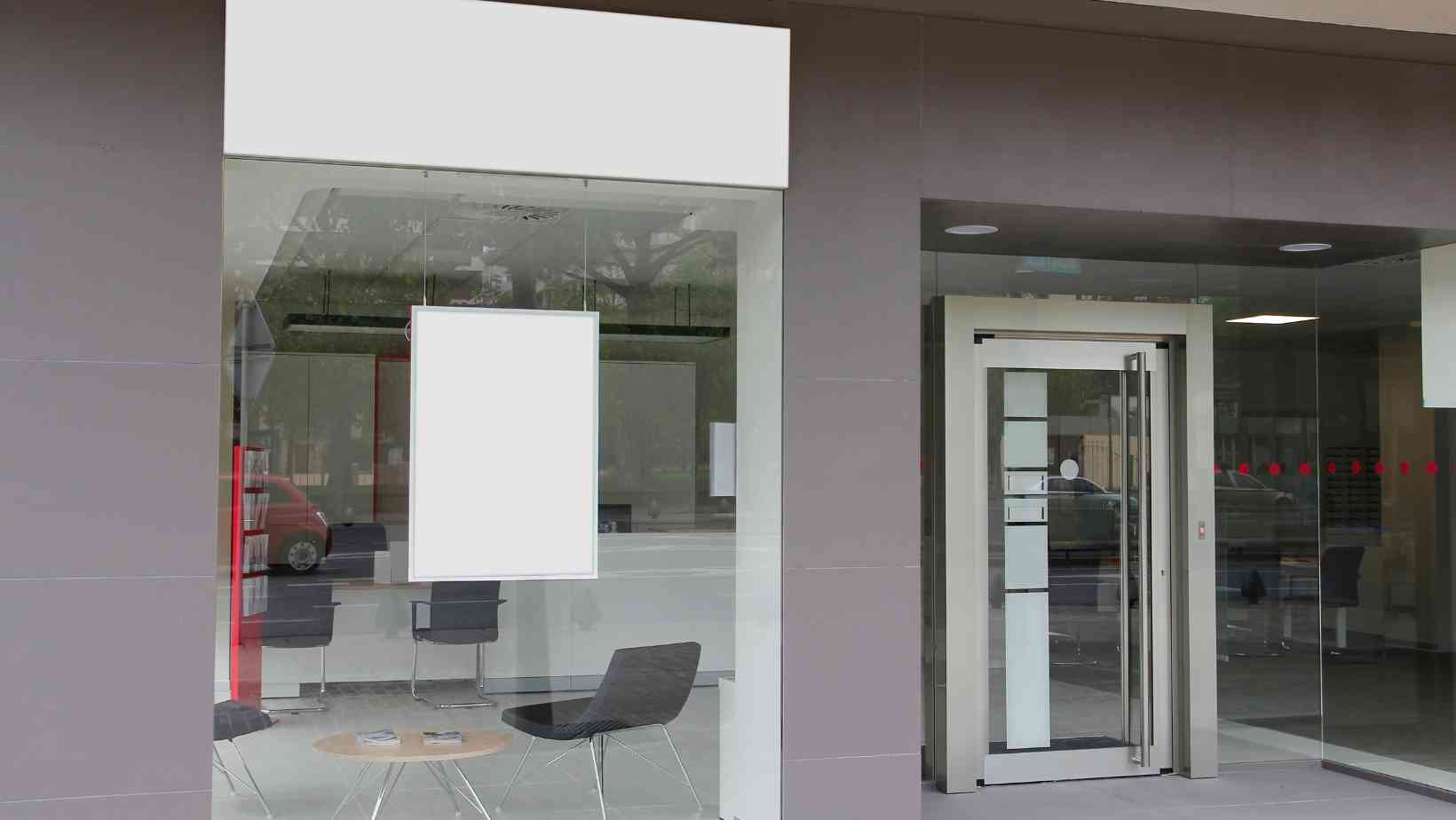 Toughened Glass Shopfronts